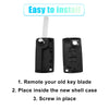 Citroen Peugeot Keyless Entry Remote Key Shell  Buttons