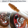 Motorcycle 1.11" Aluminum Alloy Motorcycle Slider Frame 1 Set Orange
