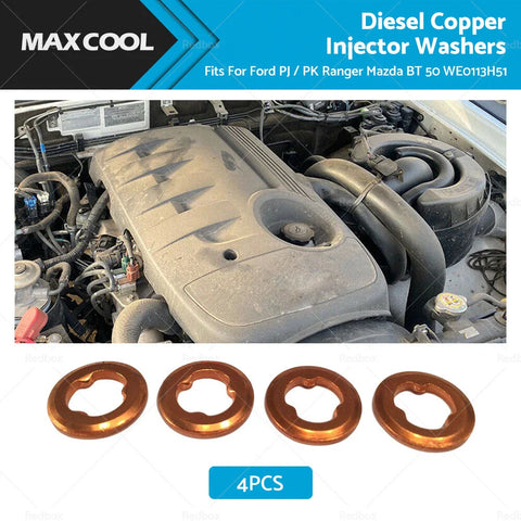 Ford Ranger 4 x Diesel Copper Injector Washers (2006-2011)