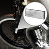 Motorbike Bike White 2 x 3.46x1.26 Universal Reflector Rectangle