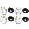 Kawasaki ZZR600D Carburetor Repair Kit Diaphragm Rebuild 4x (1990-1992)