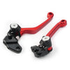 SUZUKI RM125 RM250 RM85 RED Pivot Brake Clutch Levers (2001-2023)