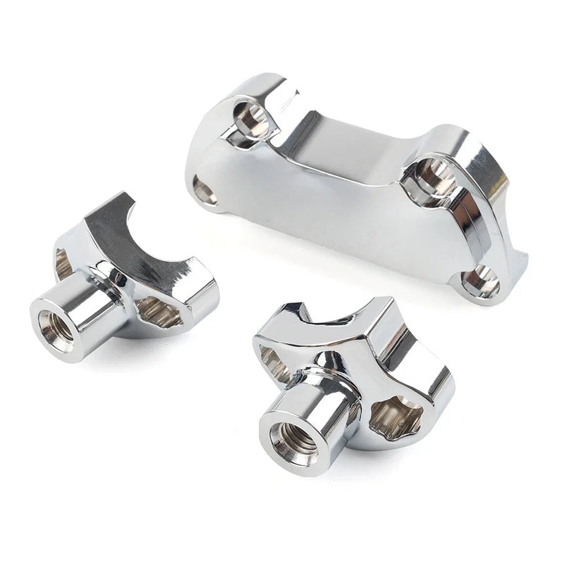 Harley Dyna Softail Sportster 7" Handlebar Risers Top Clamp