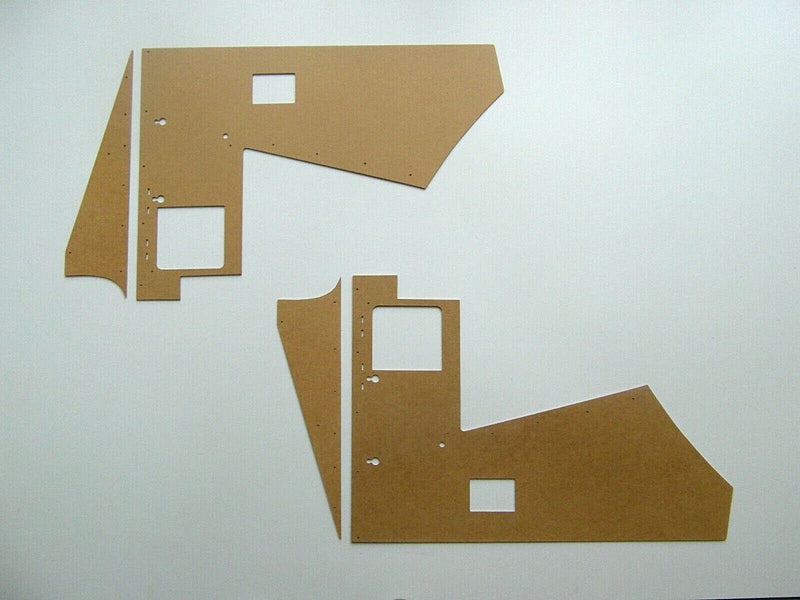 Jaguar XJC, XJ6C, XJ12C 2 x rear quarter trim panels (1975–1978)