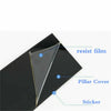 Honda Fit Jazz 6Pcs Black Door Window Pillar Posts Cover Trim (2014-2019)