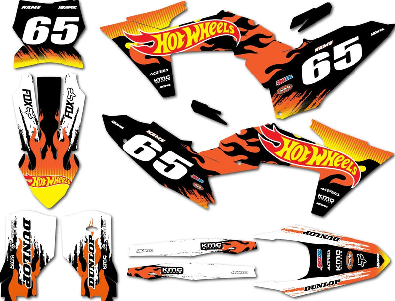 KTM SX 150 BLAZE Style Decal Kit (2023)