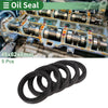 Oil Seal NBR Rubber 48x62x8mm High Pressure Black 5 x