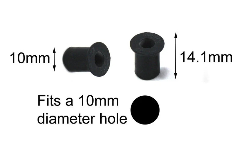 Kit / M5 x 8 / Viti in gomma morbida per carenatura e parabrezza
