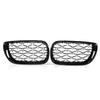 BMW E46 320i 325i 330i 2002-2005 Black Kidney Diamond Grill