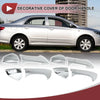 Honda Accord (2008-2012) Silver Tone ABS Car Door Handle Covers