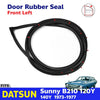 Weatherstrip Door Rubber Seal FL Fits Datsun Sunny B210 120Y 4D Sedan 73-77 D11