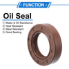 Make Model Oil Seal 25x42x10mm Brown FKM Rubber Seal Ring