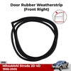 Door Rubber Seal Weatherstrip Trim Front RH Fits Mitsubishi Triton 1996-05 D09