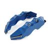 Blue Universal Small 3D Style Car Auto Disc Brake Caliper Covers Set