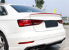 Audi A3 Sedan 2014-2020 Unpainted Factory Style Rear Trunk Spoiler Wing
