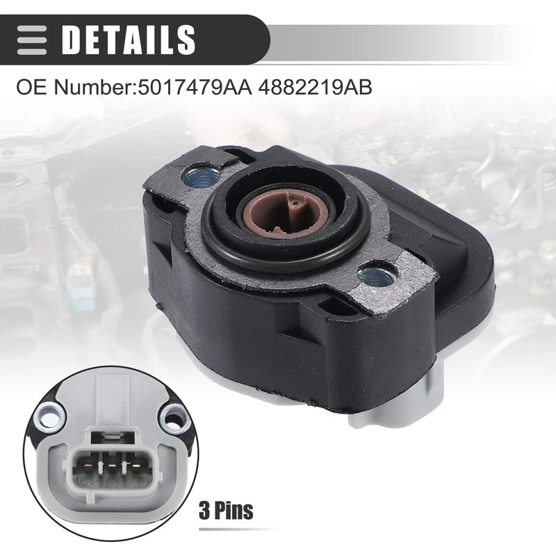 Dodge Throttle Position Sensor (Plastic, Black)