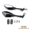 Kawasaki Z1000 Z750 KLX GSXR CBF600 Honda LED Turn Signal Integrated Mirrors (2003-2023)