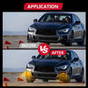 Infiniti Q50S Sport LED Fog Turn Signal Light + Bezel Cover (2014-2019)