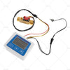 Car 1/2" Digital LED Turbine Gauge Kerosene Fuel Water Flow Meter