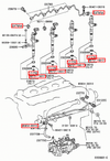 Hilux KUN35 KUN26 KUN25 KUN16 1KD 2KD Fuel Injector