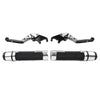 Honda ADV150 Silver Extendable Brake Clutch Levers Grip Set (2019-2020)