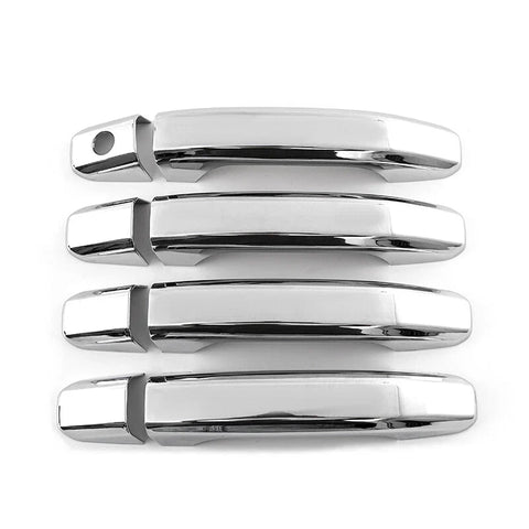 Chevy Silverado GMC Sierra Chrome 4Dr Door Handle Covers Bezel Kit (2014-2018)