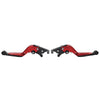 Kawasaki Z1000 ZX9R ZX6R CNC Red Extendable Brake Clutch Levers (2003-2023)