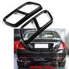 Benz S Class W221 W222 Muffler Tip Tail Pipe Cover Trim (2010-2017)