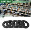 Oil Seal 38x65x10mm NBR Rubber Black 5 Pcs