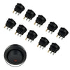 Car Boat SPST Switch / 12V 10A / Rocker Red LED Light Fittings