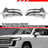 Toyota Land Cruiser J300 Clear LED Side Wing Mirror Turn Signal Lights