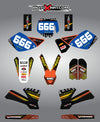 KTM 65 SX Custom Graphics Full Sticker Kit (2002-2008)