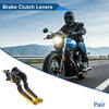 Kawasaki Z250SL Brake Clutch Levers / 1 Pair / Black Gold End (2016–2017)