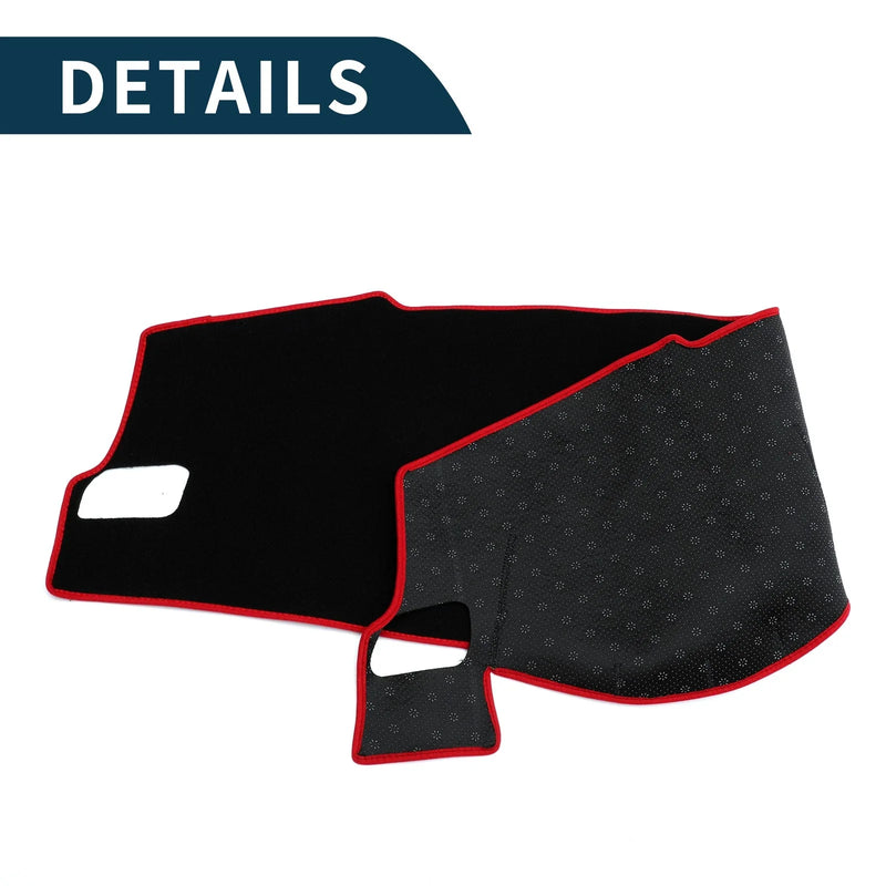 Honda Civic FL5 2022-2024 Sun Protector Pad Black Red Dashboard Dash Cover Mat