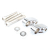 Harley Sportster 39mm 49mm Chrome Front Turn Signal Relocation Kit