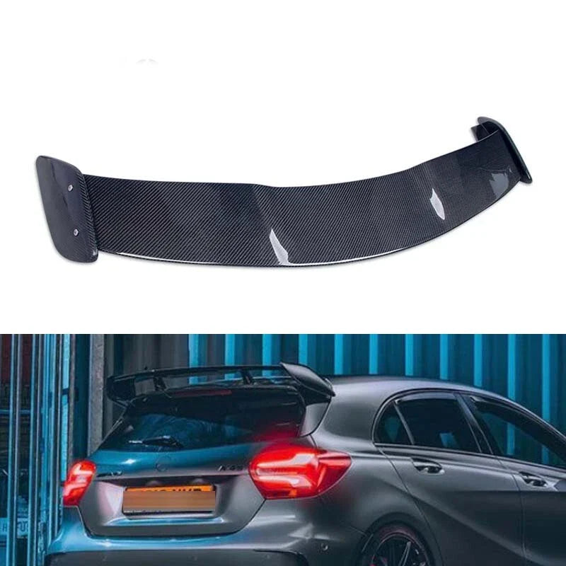 W176 W177 A Class A250 A45 AMG Real Carbon Fiber Rear Trunk Spoiler Wing
