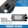 Nissan 1 Pair White LED License Plate Light Assembly