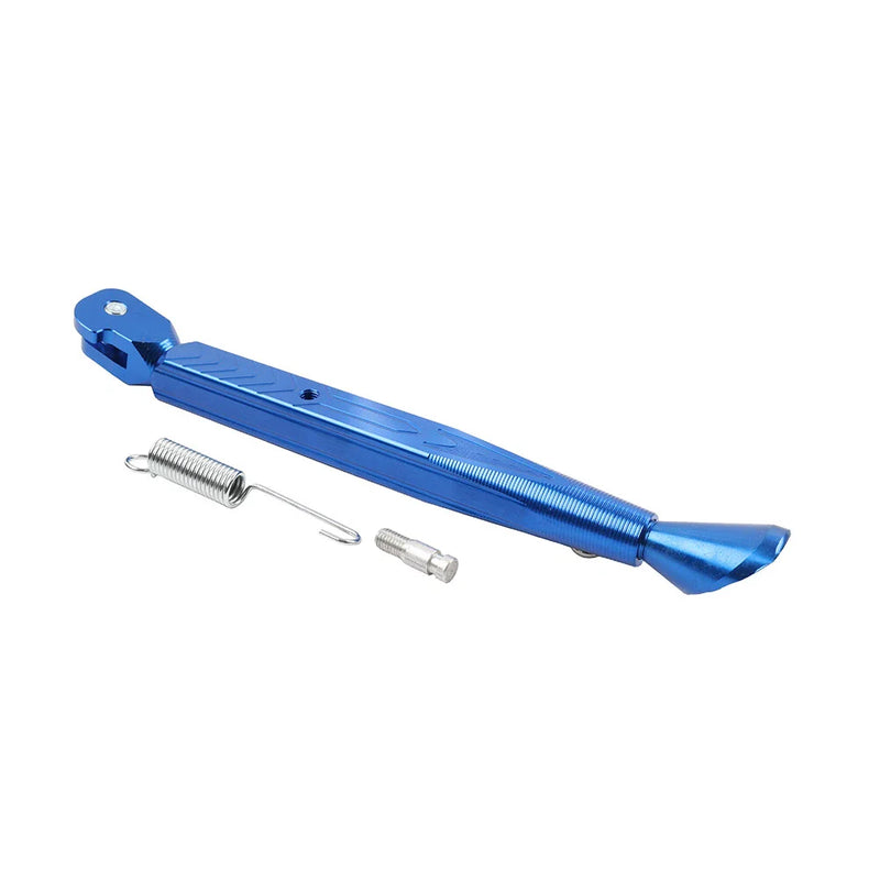 Motorcycle Universal Support Blue CNC Adjustable Kickstand Foot
