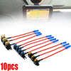 10 x 12V automotive fuse adapter with connector and fuse holder