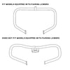 Harley Street Electra Glide Road King Black Engine Guard Crash Bar (09-24)