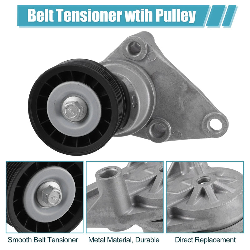 GMC Yukon Sierra Drive Belt Tensioner Pulley Assembly