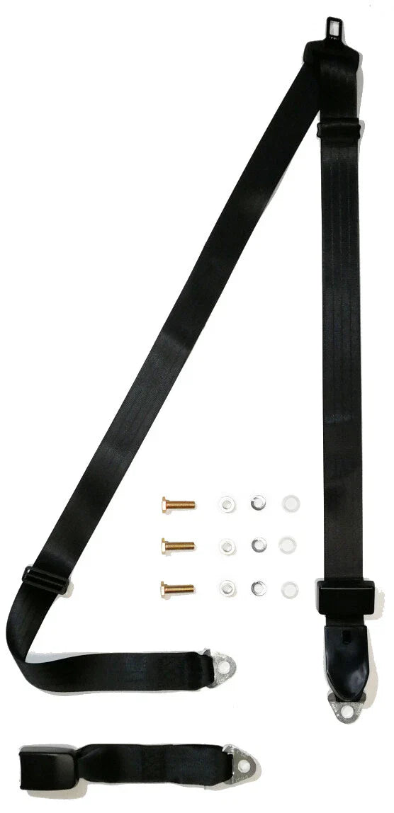 AD Non-Retractable Lap Sash Seat Belt 2.6M with 425mm Buckles