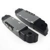 BMW S1000RR CNC Aluminum Grey Rear Passenger Foot Pegs (2009-2023)
