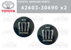 TOYOTA Crown Crossover Wheel Center Cap 2 x