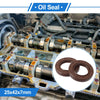 Make Model Oil Seal 25x42x7mm Brown FKM Rotary Shaft Seal 2 x