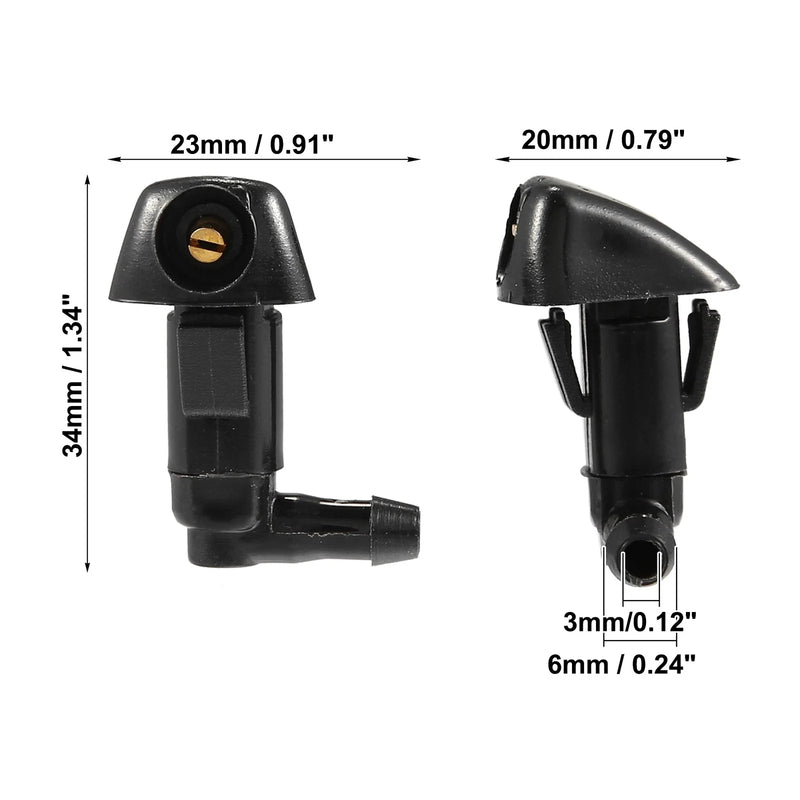 Honda Civic, Odyssey, Accord 4 x Windshield Washer Nozzles (2001-2023)