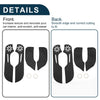 Honda Civic (2012) - Black Set Car Door Anti Kick Pad Sticker Protector