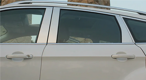 Ford Escape Kuga 8 x Chrome Pillar Posts Door Cover Trim (2013–2019)