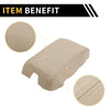 Ford F-150 Microfiber Leather Beige Center Console Armrest Cover