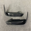 BMW 3 Series Carbon Fiber Front Bumper Spoiler Fog Light Covers (2013-2018)